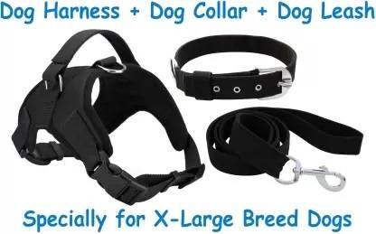 SAWAY Saway Pets Store Black Chest Body Belt Leash And Collar Small Dog Training Harness