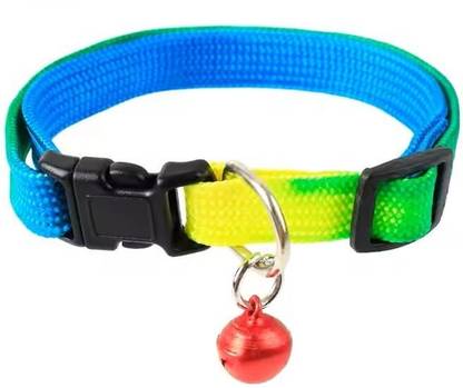 PETZ R US Pet Collar with Bells for Cats. Small Puppies & Small Dogs - Set of 3, Dog & Cat Everyday Collar