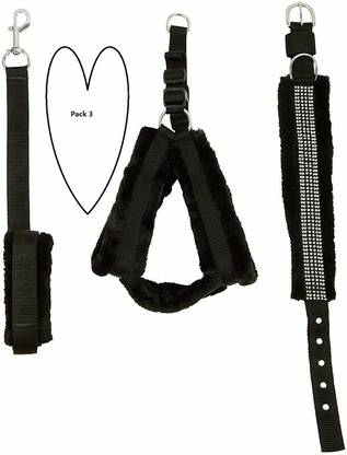 Aftra Combo Pack Soft Comfortable Breakaway Closure Dog & Cat Harness & Leash