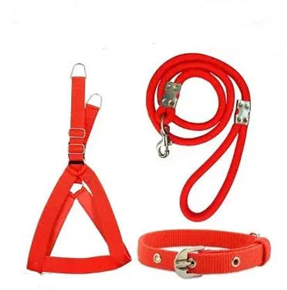 Cocker Cocker Harness PP Collar Rope Black Set Dog & Cat Harness & Leash