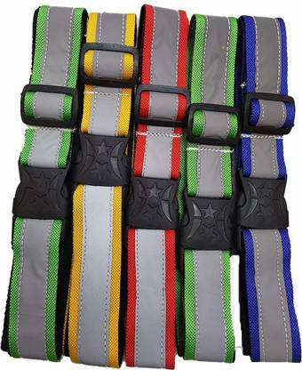 Aftra Street Radium Belt Collars | Pack of 5 color may very Reflective Cattle Buffalo Cow Show Collar