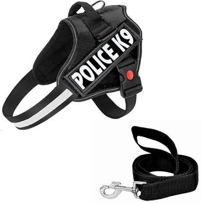 GARUDA SUNRISE Police K9 Harness with Leash – Tactical Dog Vest with Control Handle Dog & Cat Harness & Leash