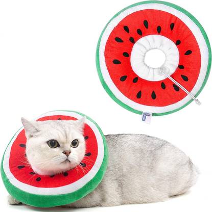 KUTKUT Adjustable Kitten Cone Collar, Adjustable Recovery E Collar Cat Everyday Collar