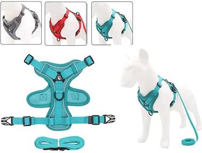 Sip Soft & Breathable | Reflective Escape Proof | No Pull No Choke Harness Dog Harness & Leash