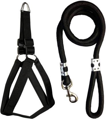 Smart Doggie Choke Free and Pulling Free Padded Easy Control Adjustable Dog Harness & Leash