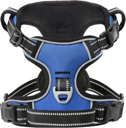 Cocker Double Sided Blue S Dog Harness & Leash
