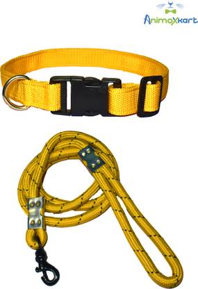 animoxkart Animoxkart Dog & Cat PVC Collar and Rope Set , Small . Dog & Cat Collar & Leash
