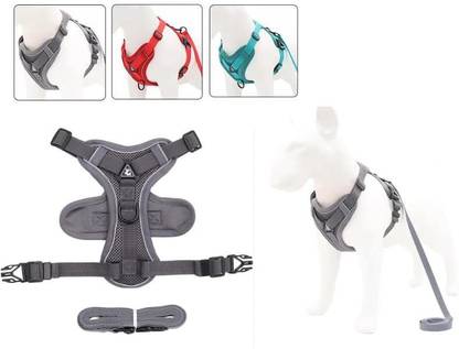 Sip Soft & Breathable | Reflective Escape Proof | No Pull No Choke Harness Dog Harness & Leash