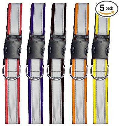 BLESSING PET PRODUCT blessing dog reflective collar 5 packs Dog & Cat Everyday Collar