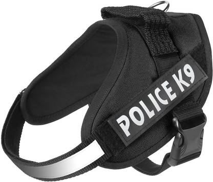 Pretty Paws Police K9 Dog Buckle Harness