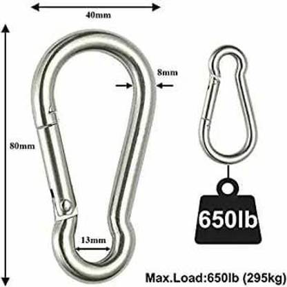 BLESSING PET PRODUCT SNAPS HOOKS (PACKS OF2 PCS) 8 cm Dog & Cat Chain Leash