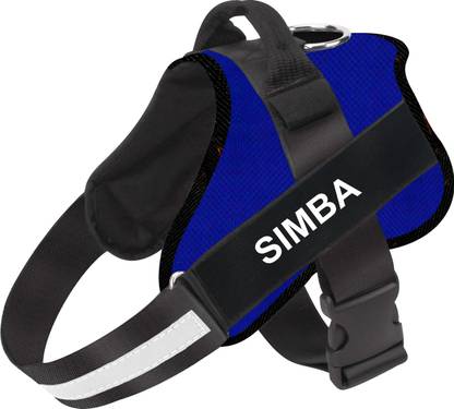 S.Blaze Dog Harness with Name | Customized Dog Vest Harness, Medium Size (for 13-20 kgs) Dog Training Harness