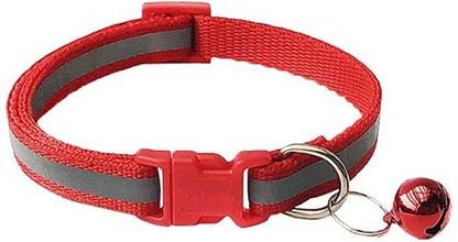 Litvibes Cat collars Watermelon Red With Bell & Reflective Design,Kitten & Puppies Dogs Cat Break Away Collar