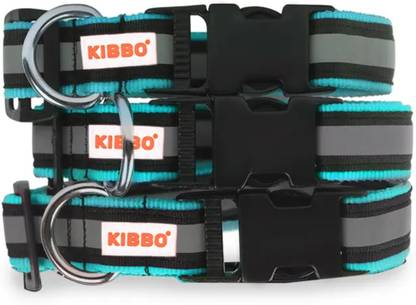KIBBO Reflective Strip Super Quality Nylon Lightweight and Flexible Dog Everyday Collar
