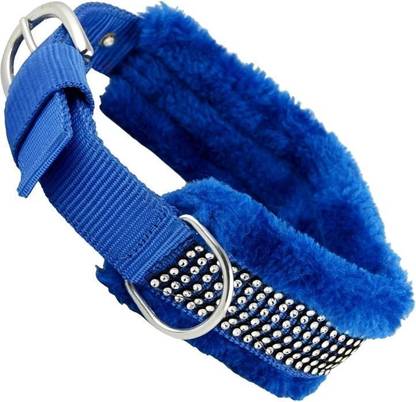 ALCAZAR Dog Neck Belt Comfy Soft Fur Padded Collar (S, Recommended for 5-13KG Pet) Dog Everyday Collar