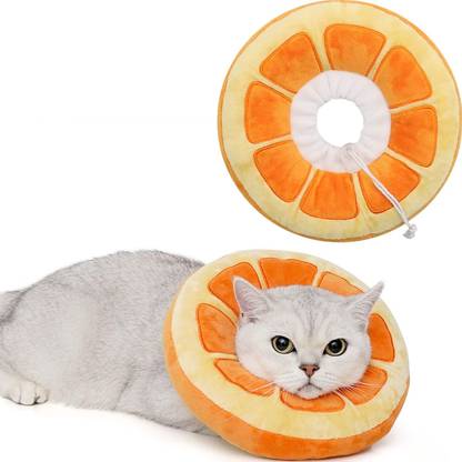 KUTKUT Adjustable Kitten Cone Collar, Adjustable Recovery E Collar Cat Everyday Collar