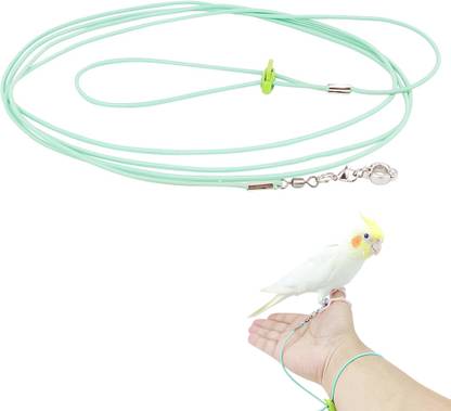 gustave Parrot Leg Ring 6.6ft Parrot Ring for Leg Elastic Parrot Toy Bird Aviator Leash Bird Leash