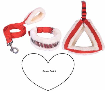 Aftra Combo Pack Soft Comfortable Breakaway Closure Dog Harness & Leash