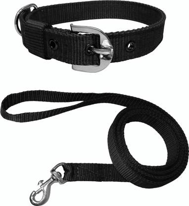 बॉन्सअप Dog Collar and Leash Belt Full Set Neck Strap Patta For Puppy कॉलर और पट्टा