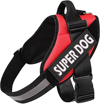 Cocker Super Dog Red No Pull L Dog Harness & Leash