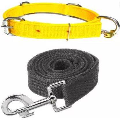 DRK Shop Mart Medium dog collar leash for good behavior and safe neck adjustable Dog Collar & Leash