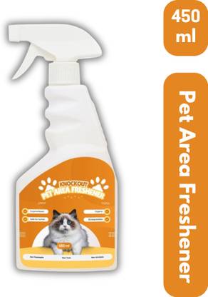 Knockout Pet Area Freshener | Pet Odor Remover | Enzyme Based | Urine Smell Remover orange Cologne