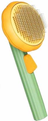 Shashi Store Self Cleaning Dog Comb & Cat Comb Plain/ Bristle Brushes for  Dog & Cat
