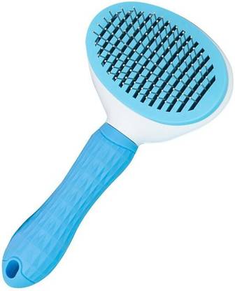 Pet Needs Auto Grooming Slicker Brush for Dog and Cat,Deshedding Tool Removes Mat & Tangle Slicker Brushes for Dog & Cat