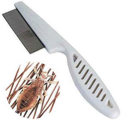 SUPER Tick Comb Tools to Treatment & Remove Fleas, Mites, Dandruff Flakes Wire-pin Brushes for  Dog & Cat