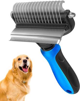 Hidelliya 2 in 1 Deshedding Tool ,Pet Grooming Brush for Dogs/Cats Basic Comb for  Dog & Cat