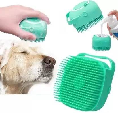 chullbull pet products Dog bath brush body scrubber for bathing Plain/ Bristle Brushes for  Dog, Cat, Horse, Cow, Turtle, Monkey, Rabbit
