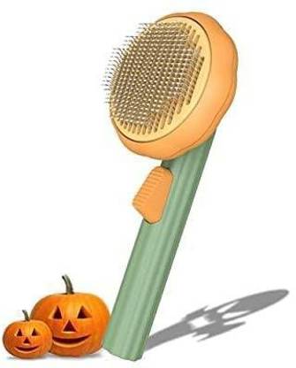 GLOBE OF PETS Auto Slicker Self Cleaning Hair Slicker Brush Dog & Cat Slicker Brushes for  Dog, Cat, Rabbit, Horse