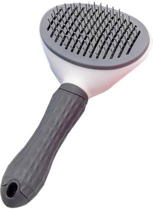 Pet Needs Auto Grooming Slicker Brush for Dog, Deshedding Tool Removes Mat & Tangle-GREY Slicker Brushes for  Dog & Cat