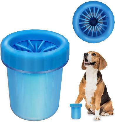 Sip Paw Cleaner Portable Washer Cleaning Brush Cup with Muddy Paw, Dog Foot Cleaner Plain/ Bristle Brushes for  Dog