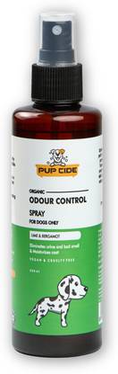 PUP CIDE Odour Control Spray For Dogs, Lime And Bergamot Deodorizer