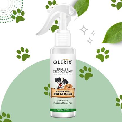 QLERIX Long-Lasting Odour Remover Spray for Dogs & Cats Odour Eliminator Pet Deodorizer Deodorizer
