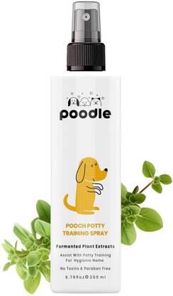 POODLE Pooch Potty Training Spray for Dogs | Puppies, Plant Based Natural | Safe Training Deodorizer