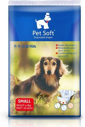 DogTrust Disposable Male Wrap Dog Diaper,10Pcs,S Disposable Dog & Cat Diapers