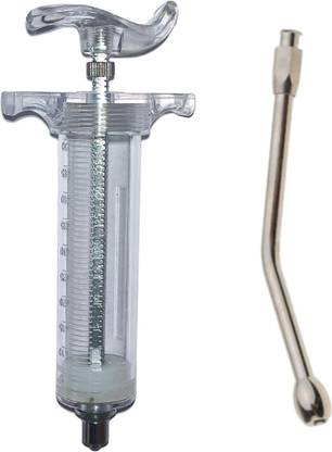 SAFURE 50ml Livestock Syringe with Nozzle – Multipurpose Feeding & Medical Injector Pet First Aid Kit