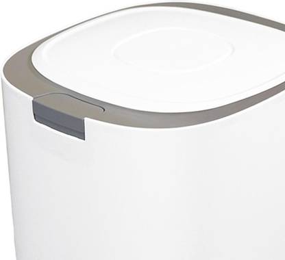 BNF 5Kg Pet Dog Cat Food Storage Container Rice Bin Grains Airtight Tank Large White Pet Food Dispenser