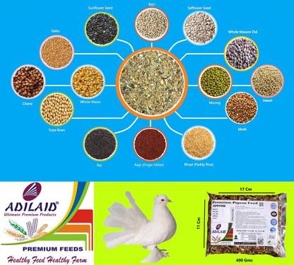 ADILAID ADILAID Feed 400 g Dry Young, Adult, Senior Bird Food