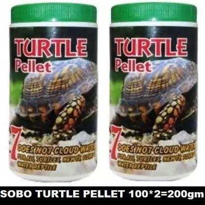 AKSHAT ENTERPRISES TURTLE PELLET 100gm*2=200gm 0.2 kg (2x0.1 kg) Dry Adult, Senior, Young Turtle Food