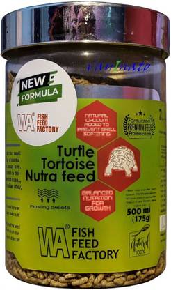 VAYINATO WA Turtle Tortoise Nutra Feed Floating Food Sticks, 500ML 0.175 kg Dry Adult, Senior, Young Turtle Food
