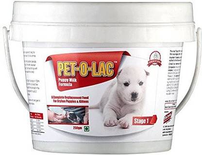 All4pets PET O LAC STAGE 1 PUPPY MILK FORMULA Milk 0.25 kg (250x0 kg) Dry New Born Dog Food
