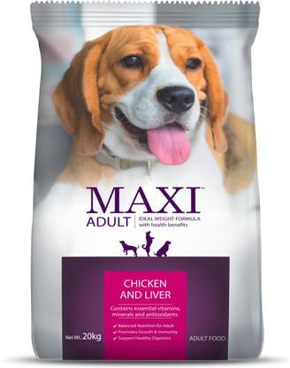 Maxi Chicken, Liver 20 kg Dry Adult Dog Food