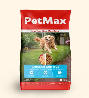 PETMAX PetMax Chicken, Rice 1 kg Dry Adult Dog Food