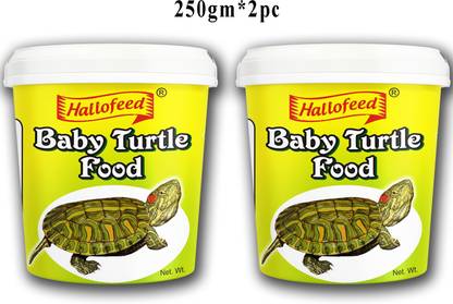 Hallofeed BABY TURTLE FOOD,500gm (2*250gm) FOR ALL BABY TURTLE. Fish 0.5 kg Dry Young, New Born Turtle Food