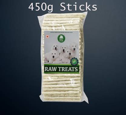 BARKZ & CLLAWZ Dog Chew Stick|Milky Rawhide Chew Sticks Chicken 0.45 kg Dry Adult, Young Dog Food