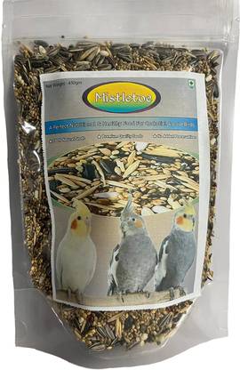 Mistletoe Bird Food for Love Bird, Budgies 0.45 kg Dry Young, Adult Bird Food