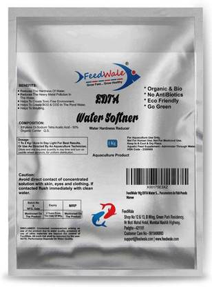 FeedWale EDTA Water Softener Hardness Reducer to Maintain Water Quality in Fish Pond Pet Health Supplements